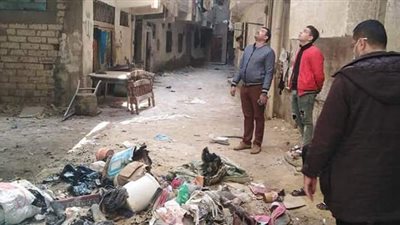 إخماد حريق في عقار بمنطقة المندرة بالإسكندرية دون إصابات