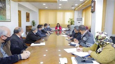 محافظ دمياط تبحث الموقف التنفيذي لمشروعات الصرف الصحي