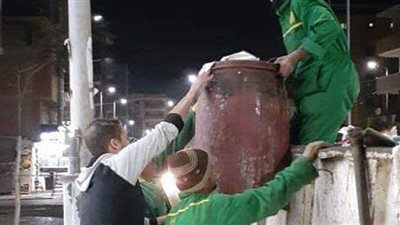 رفع 25 طن قمامة بالباجور فى المنوفية | صور