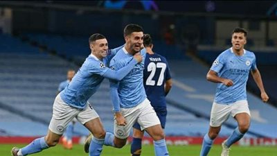 مانشستر سيتي يقسو على وولفرهامبتون 1/4 ومحرز يسجل