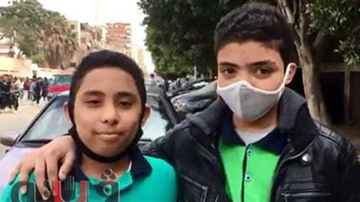 طلاب الصف الأول الإعدادي بالقاهرة: أسئلة الامتحان المجمع سهلة | فيديو