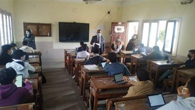 وكيل تعليم المنوفية يتابع سير امتحانات الصفين الأول الإعدادي والثانوي