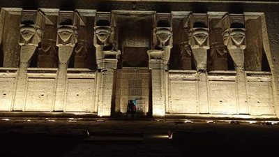 الآثار تعلن انتهاء المرحلة الثانية لمشروع ترميم وتطوير معبد دندرة بقنا