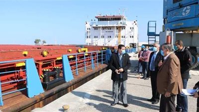 ميناء دمياط يعلن استقبال ناقلة الغاز المسال للمرة الثانية خلال شهر