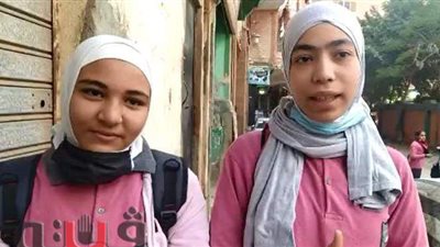 طالبات بالصف الثاني الإعدادي: أسئلة الإنجليزي بها أخطاء | فيديو