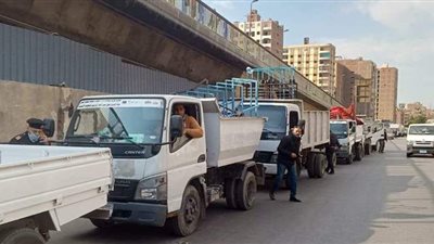رفع ٢٦٠ حالة إشغال متنوعة بحي جنوب الجيزة| صور