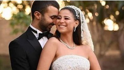بفستان ملائكي وزفة مصرية.. حفل زفاف دينا شقيقة الفنان أحمد داش | فيديو