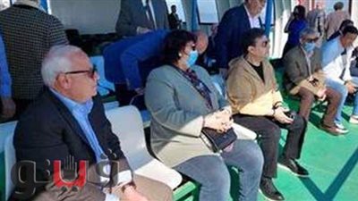 وزيرة الثقافة ومحافظ بورسعيد وهاني شاكر في جولة بحرية بقناة السويس | صور