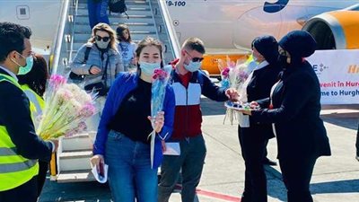 مطار الغردقة يستقبل أولي الرحلات قادمة من مولدوفيا