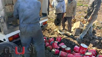 تفاصيل إعدام 3 أطنان صلصة في حملة تفتيشية بالمنصورة