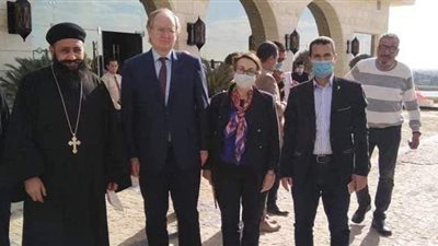 ضمن مسار العائلة المقدسة.. سفير الاتحاد الأوروبي يزور دير السيدة العذراء