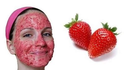 ماسك الفراولة للحصول على بشرة ناعمة