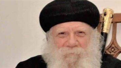 وفاة الأنبا اثناسيوس مطران بنى مزار والبهنسا بالمنيا