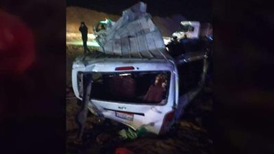 التحفظ على سيارتي حادث الكريمات