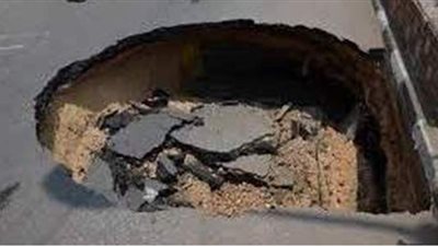 هبوط أرضي بحي العمرانية.. ومحافظة الجيزة توضح السبب