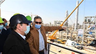 وزير البترول يتفقد تنفيذ أعمال مشروع توسعات مصفاة ميدور