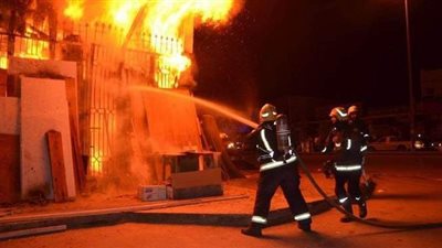 حريق يلتهم 7 منازل بقرية أولاد خلف في سوهاج