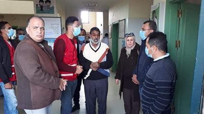 قافلة الهلال الأحمر تواصل الكشف على أهالي الشيخ زويد لليوم الثاني