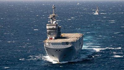 البحرية المصرية والفرنسية تنفذان تدريباً بقاعدة البحر الأحمر