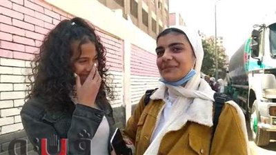 طالبات أولي ثانوي بالقليوبية: امتحان التاريخ سهل والكيمياء به أسئلة صعبة | فيديو