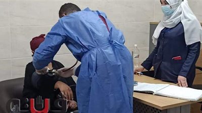 ارتفاع عدد المقبلين لتلقي لقاح كورونا بكفر الشيخ | صور