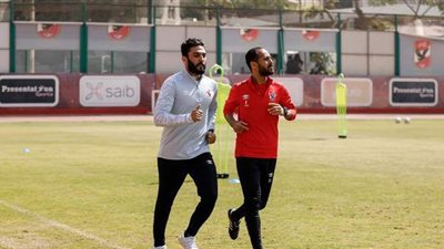 مران الأهلي | وليد سليمان وعلي معلول يواصلان التأهيل