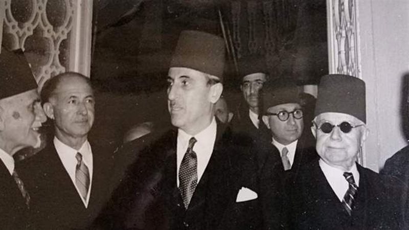 القوتلي أثناء احتفال