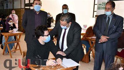١١ ألف طالب يؤدون الامتحانات بجامعة قناة السويس | صور