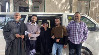 حمادة هلال وأحمد بدير وخالد سرحان في كواليس تصوير 