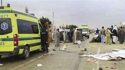 مصرع فتاة وإصابة 25 آخرين في حادث سير بالمنيا