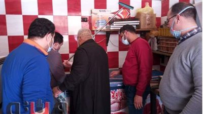 نائب محافظ بني سويف يشرف على حملة تموينية مكبرة مع هيئة الرقابة الإدارية