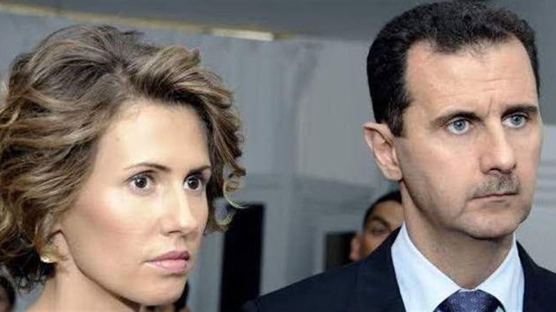 الرئيس السوري وزوجته