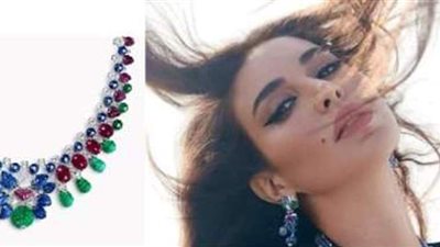 بوزن 130 قيراطا.. ياسمين صبري تتألق 