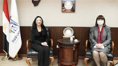 مايا مرسي تستقبل منسق الأمم المتحدة للحديث حول قضايا تمكين المرأة