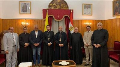 بطريرك الكاثوليك يلتقي مكتب المجلس الرعوي للإيبارشية البطريركية بالقاهرة