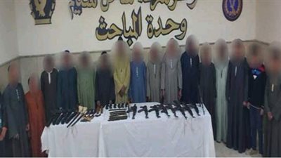 حملة أمنية تضبط 21 قطعة سلاح ناري في أسيوط