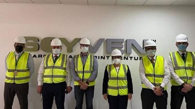 مدير مركز تحديث الصناعة يزور فرع شركة Soyven الأمريكية بالإسكندرية