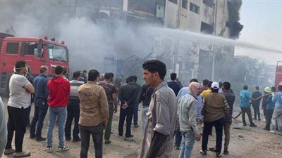 المعمل الجنائي يكشف سببًا غير متوقع لحريق مصنع العبور