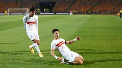 إمام عاشور يسجل هدف الزمالك الثاني في مرمى سيراميكا