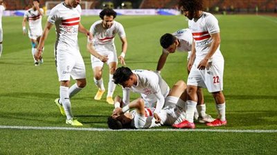 الزمالك يتقدم على سيراميكا كليوباترا بهدفين في الشوط الأول