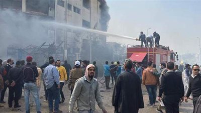 12 مصاباً بحريق مصنع العبور يغادرون مستشفى السلام