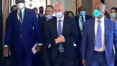 إنفانتينو يحضر عمومية الكاف برفقة رئيس الاتحاد الأفريقي الجديد