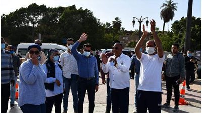 وزير الرياضة يطلق إشارة بدء ماراثون رياضي بالأقصر |صور