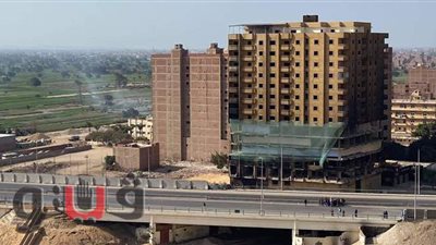 لحظة إغلاق الطريق الدائري استعدادا لتفجير عقار فيصل المحترق | صور