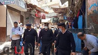 إزالة 417 إشعال من شوارع الفشن في بني سويف