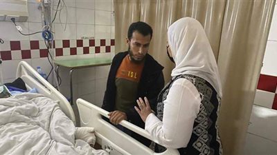 وزيرة التضامن تزور مصابي حريق العبور.. وتقرر صرف ٣٠ ألف جنيه لأسر المتوفين