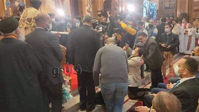 الأرثوذكس يحتفلون بتجليس الأنبا مكاريوس أسقفا عاما للمنيا | فيديو وصور