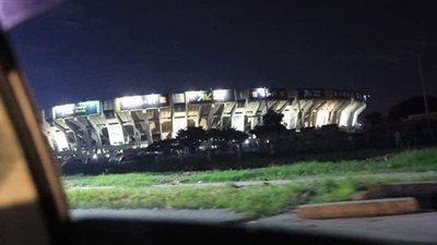 تدريب مكثف للاعبي الأهلي على ملعب موقعة فيتا كلوب