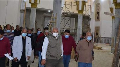 محافظ الوادي الجديد يتفقد أعمال إنشاء المجمع الإسلامي بمدينة موط
