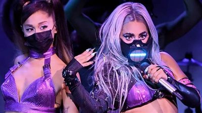 ليدي جاجا وإريانا جراندي تفوزان بأفضل ديو بجوائز Grammy 2021 | فيديو